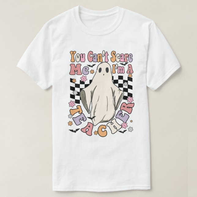 Du kan inte ärva mig att han är lärare t shirt (Design framsida)