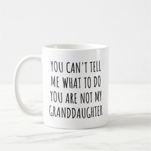 Du kan inte berätta för mig vad du inte är min dot kaffemugg