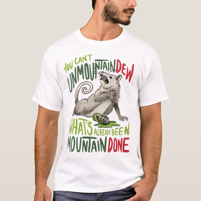 Du kan inte berika nyans som redan är montai t shirt (Framsida)