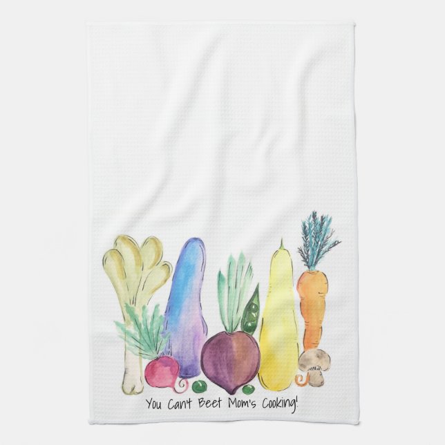 Du kan inte böja Mamma Cooking Dish Towel Kökshandduk (Vertikal)