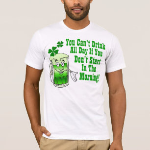 Du kan inte dricka all dag, irländare tee shirt