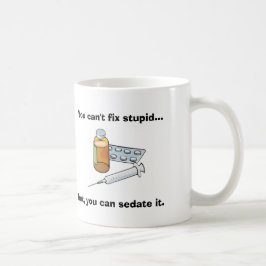 Du kan inte fixa dum sjuksköterskaSarcasm Kaffemugg