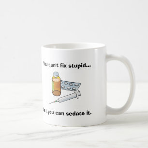 Du kan inte fixa dum sjuksköterskaSarcasm Kaffemugg