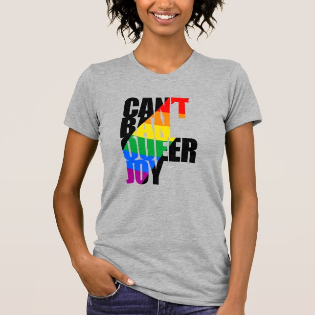 Du Kan Inte Förbjuda Queer Glädje T Shirt (Framsida)