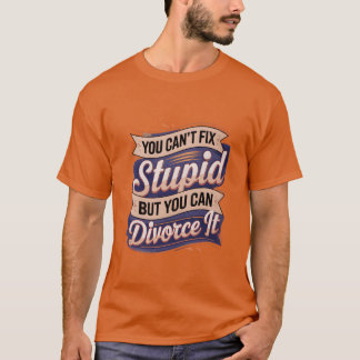 Du Kan Inte Gifte Dig Dum Men Du Kan Skilsmässa De T Shirt