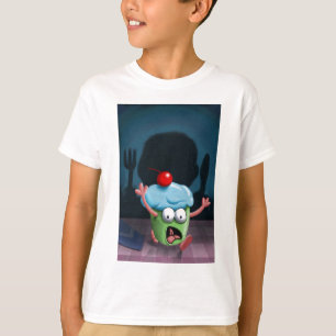 Du kan inte Gömma från muffin Man Shirt Tee