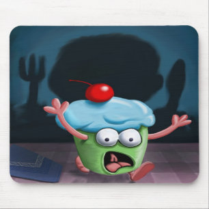 Du kan inte gömma från muffinmanen Mousepad Musmatta