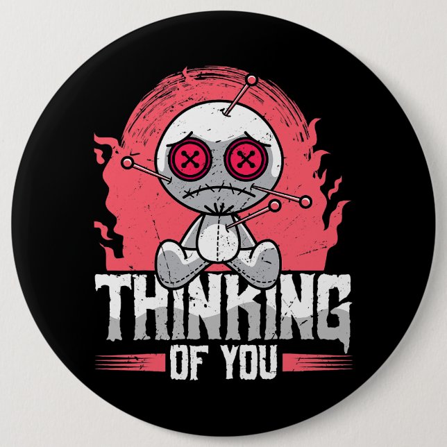 Du kan inte göra dig av med Voodoo. Knapp (Framsida)