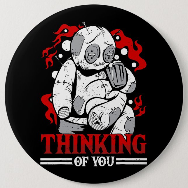 Du kan inte göra dig av med Voodoo. Knapp (Framsida)