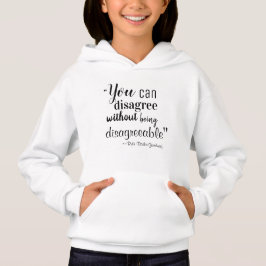 Du kan inte hålla med utan att vara obehaglig RBG T Shirt