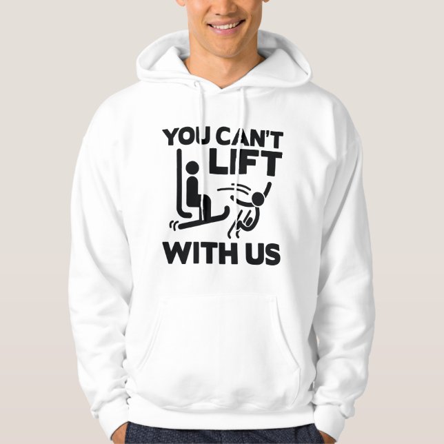 Du kan inte Hiss med oss Hoodie (Framsida)