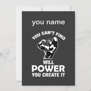 Du kan inte hitta energi som skapar den inbjudningar
