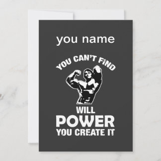 Du kan inte hitta energi som skapar den inbjudningar