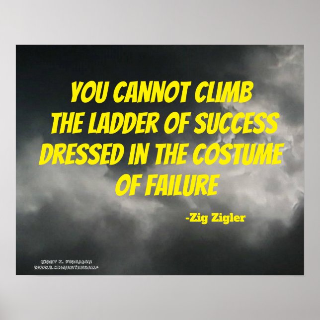 DU KAN INTE KLIMERA LADDER ZIGLER POSTER (Framsidan)