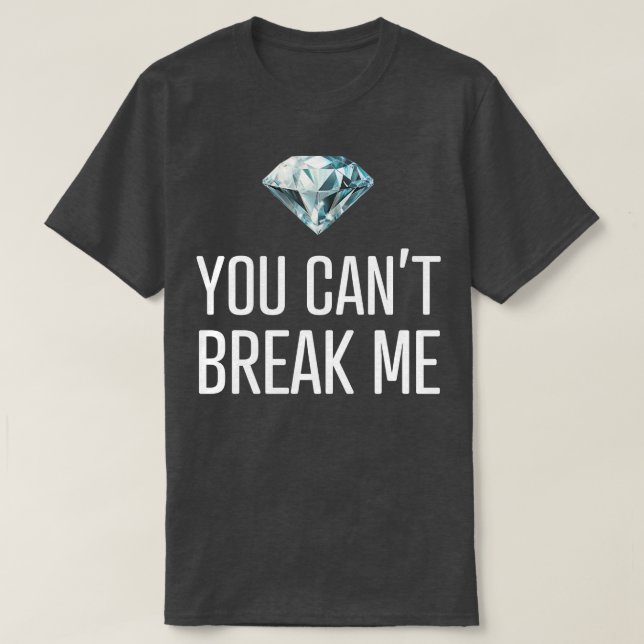 Du kan inte knäcka mig t shirt (Design framsida)