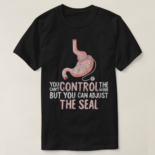 Du kan inte kontrollera Vinden med barnsäker kirur T Shirt (Design framsida)