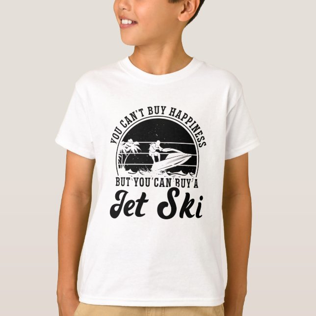 Du kan inte köpa Happiness Jet Skiing Jet Ski Ride T Shirt (Framsida)