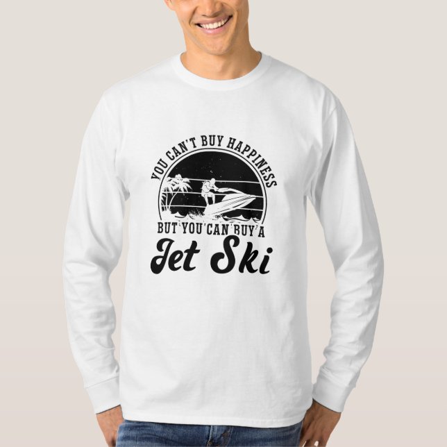 Du kan inte köpa Happiness Jet Skiing Jet Ski Ride T Shirt (Framsida)
