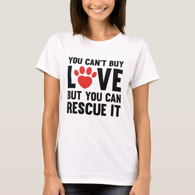 Du kan inte köpa Kärlek T Shirt (Framsida)