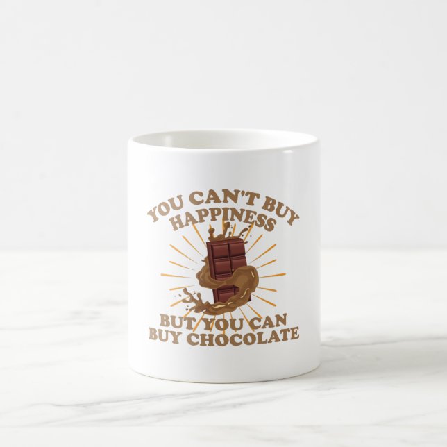 Du kan inte köpa lycka, men du kan köpa choklad kaffemugg (Center)