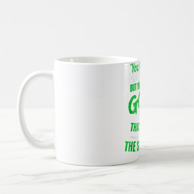Du kan inte köpa lycka, men du kan köpa en geting kaffemugg (Vänster)