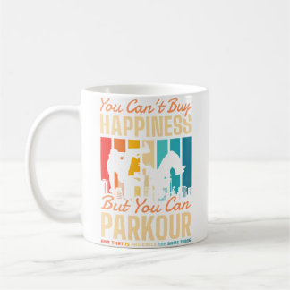 Du Kan Inte Köpa Lycka Men Du Kan Parkour Kaffemugg