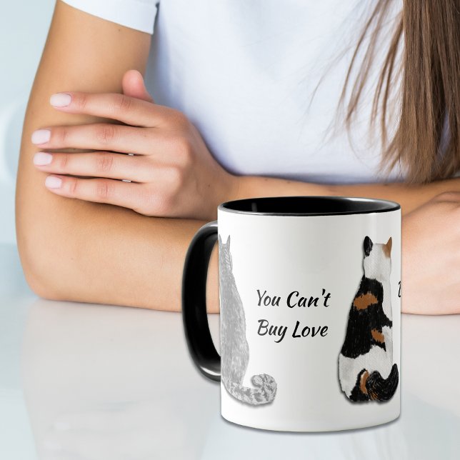 Du kan inte köpa Räddingen Kärlek Cat Mugg (Skapare uppladdad)