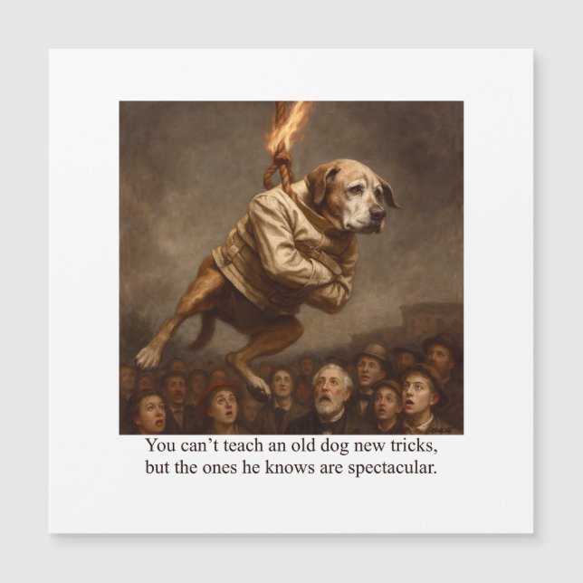 Du kan inte lära en gammal hund nya trick (Framsida)