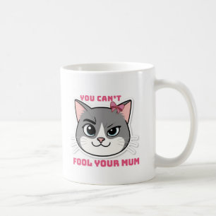 Du Kan Inte Lura Din Mamma Rolig Kattmugg Kaffemugg