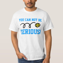 Du kan inte mena allvar! tennis sweatshirt t-shirt