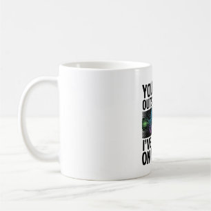 Du kan inte överdriva mig - AI på min siddesign Kaffemugg