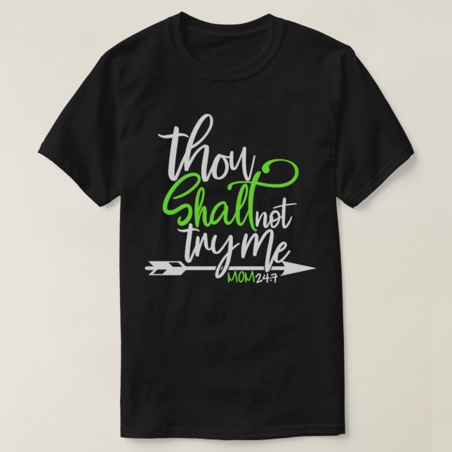 Du kan inte prova mig t shirt (Design framsida)