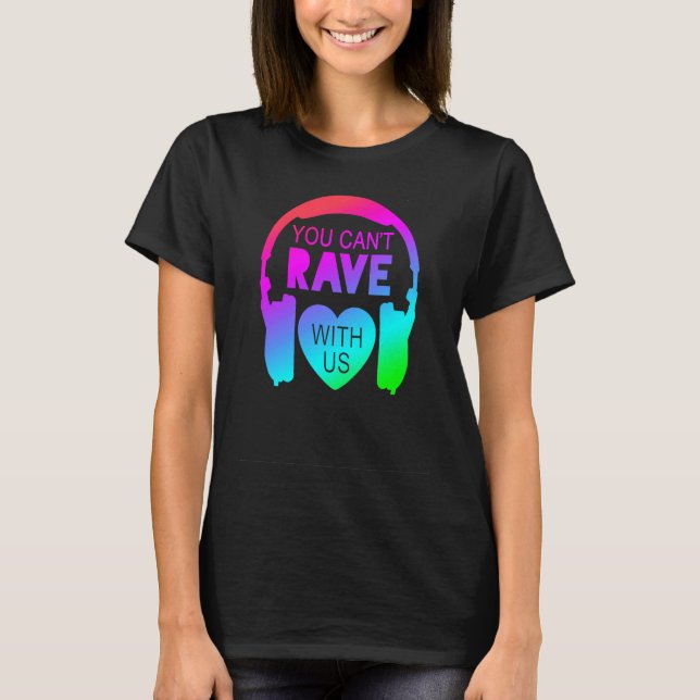 Du kan inte råna med oss festival Mode T Shirt (Framsida)