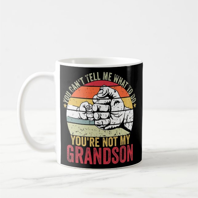 Du kan inte säga mig vad du ska göra.. kaffemugg (Vänster)