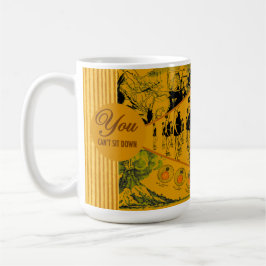 Du kan inte sätta dig ner kaffemugg