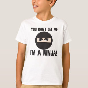 Du kan inte se mig jag är ninja tee