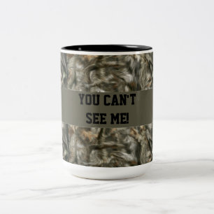 Du kan inte se mig på Camo Mugg
