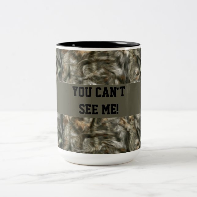 Du kan inte se mig på Camo Mugg (Center)