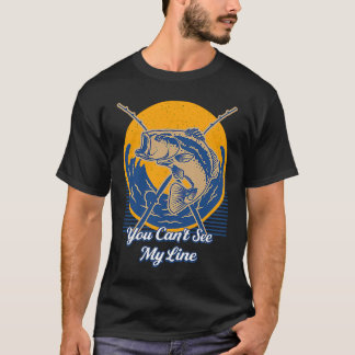 Du kan inte se min radjakt på Sjöar Hunter Lagoon T Shirt