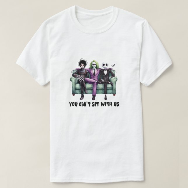 Du kan inte sitta med oss t shirt (Design framsida)