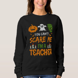 Du Kan Inte Skära Mig Jag Är En Lärare Halloween V T Shirt