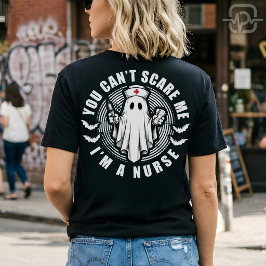 Du Kan Inte Skära Mig Jag Är En Sjuksköterska Spök T Shirt