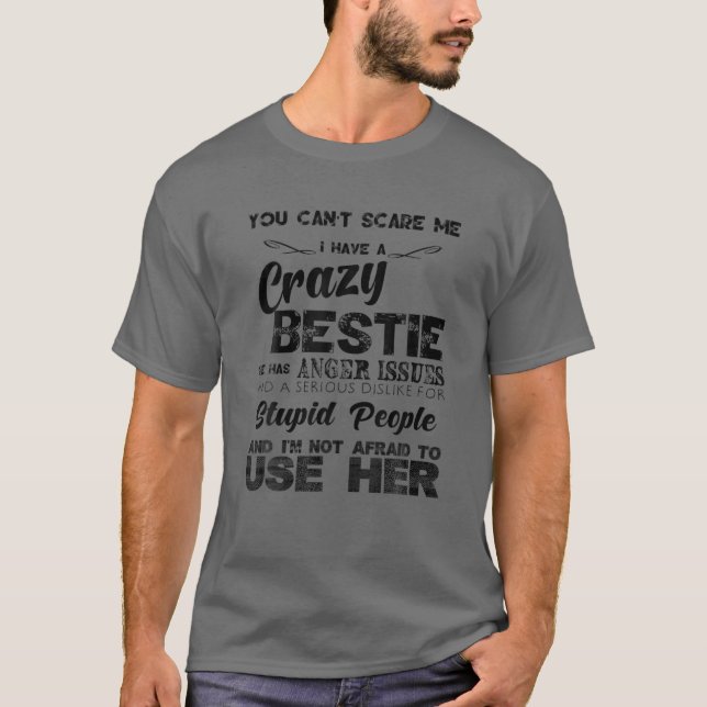 Du kan inte Skrämma mig att hon har ilska problem. T Shirt (Framsida)