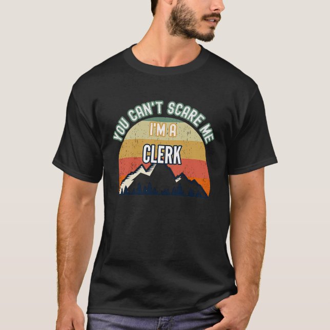 Du kan inte Skrämma mig att jag är en präst T Shirt (Framsida)