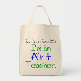 Du kan inte Skrämma mig Cute Art Teacher Tygkasse