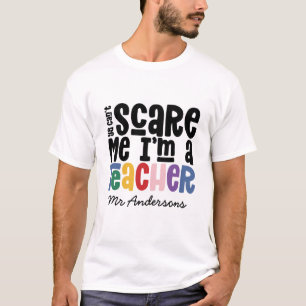Du kan inte skrämma mig en typografiklapp t shirt