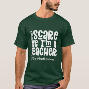 Du kan inte skrämma mig en typografiklapp t shirt