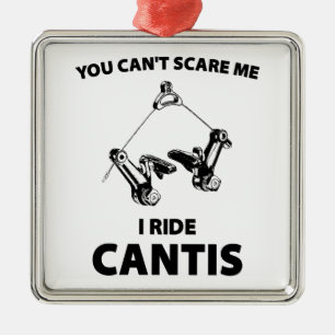 Du kan inte Skrämma mig i Ride Cantis Julgransprydnad Metall