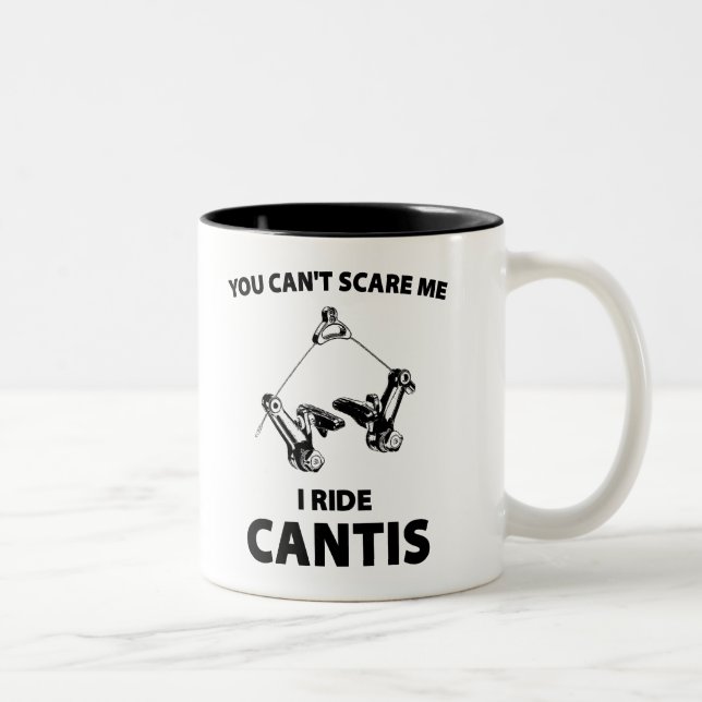 Du kan inte Skrämma mig i Ride Cantis Två-Tonad Mugg (Höger)
