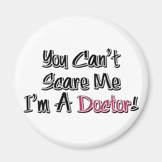 Du kan inte Skrämma mig, jag är en Doktor! Magnet (Framsidan)